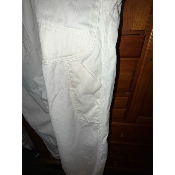 Vintage Sears Nation-Alls White Coverall Workwear Jumpsuit 42S Utility Mechanic - Picture 11 of 16